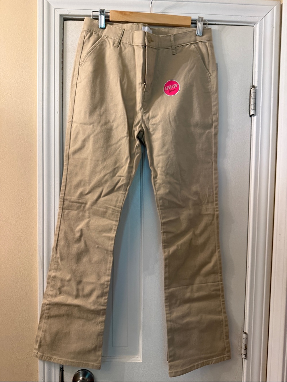 Childrens Place Uniform Pants Girls size 18 Slim Stretch Chinos School khaki